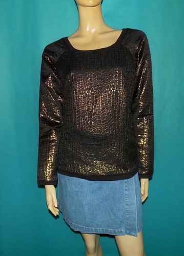 Berenice sweat noir doré - noir,