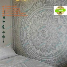 Coton Tapisserie Couvre Lit Mandala Hippie Gypsy Bohème Pièce