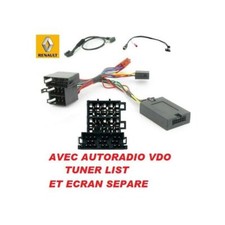COMMANDE VOLANT RENAULT KANGOO II 2000-2005 AVEC TUNER LIST ECRAN SEPARE