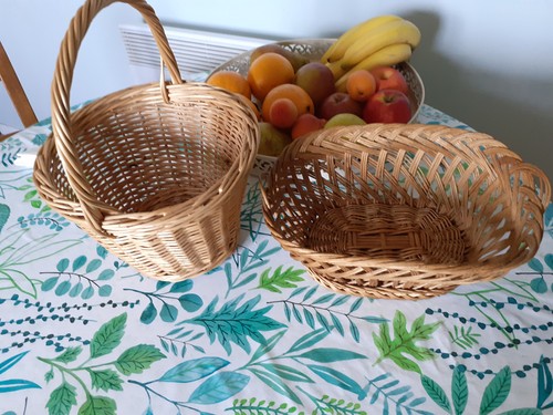 Lot panier corbeille osier - de,