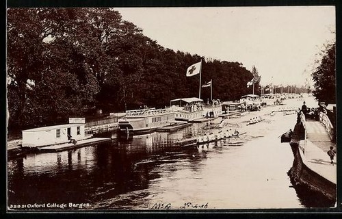 Carte postale oxford college - carte,