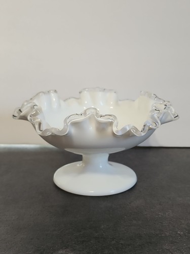 Vintage fenton silver crest - silver,
