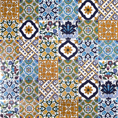 Patchwork carrelage mural - carrelage,