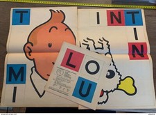 Ancien  Document  Hergé Tintin Et Milou Le Cerf Volant