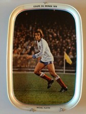 RARE PLATEAU COUPE DU MONDE 1978 MICHEL PLATINI - WORLD CUP ARGENTINA 78