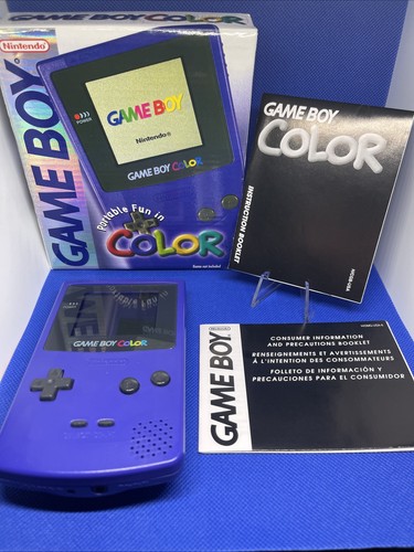 Nintendo game boy - color, grape