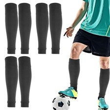 3 Paires de chaussettes de football sans pied chaussettes de foot sans pied c...
