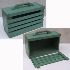 CAGE DE TRANSPORT  BOIS - ANIMEAUX - ANCIEN - VINTAGE