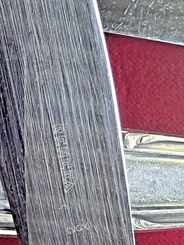 Couteaux métal argenté - 12, en