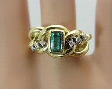Bague Vintage Or Jaune 17,5K
