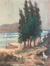 Belle peinture huile Sur