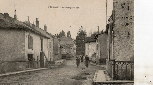 Cpa vezelise faubourg - cpa, de