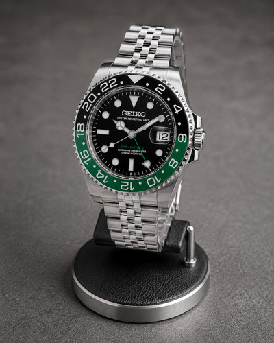 Montre gmt noir - gmt, vert