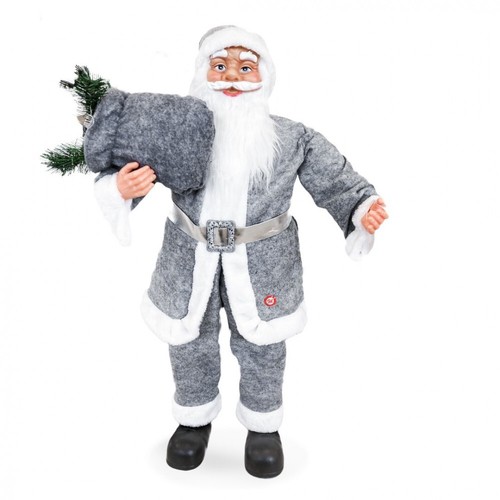 Père noël gris 144205 - père,