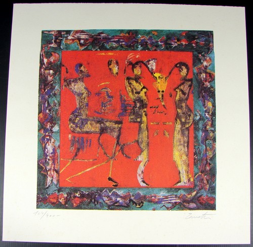 Abstrait lithographie - abstrait,