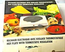ANCIEN RECHAUD ELECTRIQUE NEVA PLAQUE CUISSON REGLAGE THERMOSTATIQUE EMAILLEE