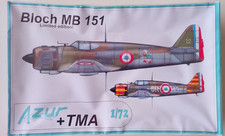 AZUR #017 1/72° BLOCH MB 151 + Série spéciale TMA Boite Scellée d'origine NEUF