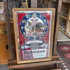 Horloge miroir Budweiser