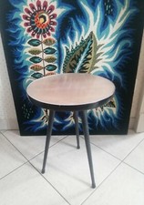 Ancienne Table Basse d'appoint/Guéridon/Porte-plantes Tripode  Années 50/60