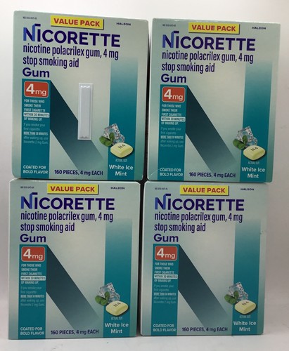 Nicorette nicotine gum 4mg - 4,