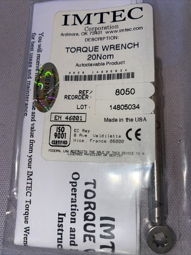 Imtec torque wrench ncm - ,
