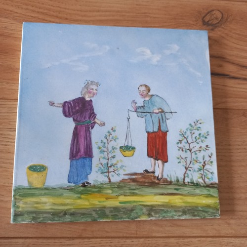 Carreau faience creil - carreau,