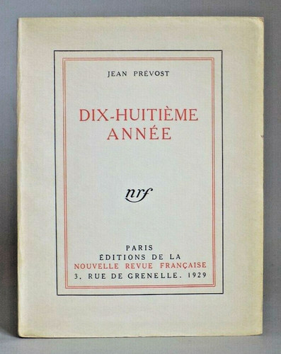 Jean prevost dix huitième - jean, dix-huitième