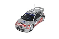 Peugeot 206 wrc silver panizzi tour de corse 2002 OT1085 OTTO 1/18