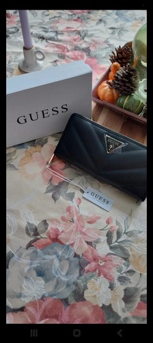 Grand portefeuille noir guess - grand,