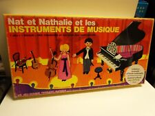 Vintage jeu éducatif Nat et Nathalie et les instruments de musique