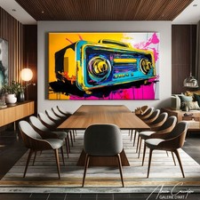 Radio wall art vintage - art,