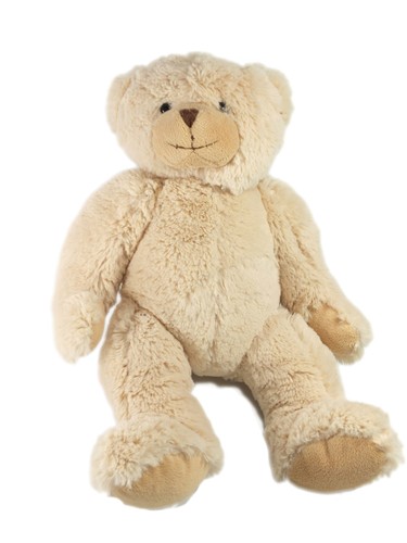 Doudou peluche ours beige