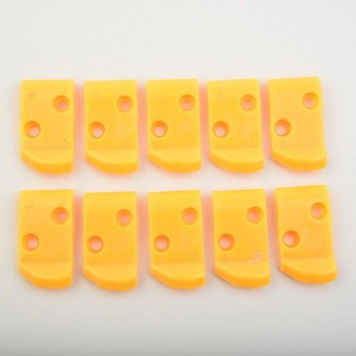 20pcs jaune plastique - jaune,