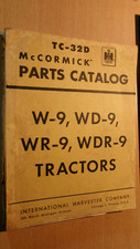 IH Mc Cormick tractor tracteur W9 WD9 WR9 WDR9 : parts catalog 1953 - TC-32D