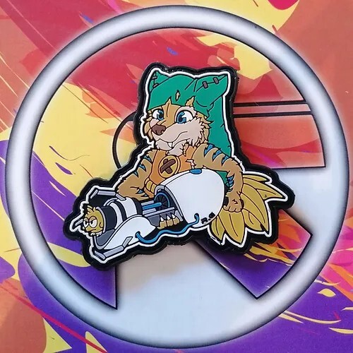 Patch pvc furry yugo - pvc, :