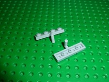 2 x LEGO MdStone Plate 1 x 4
