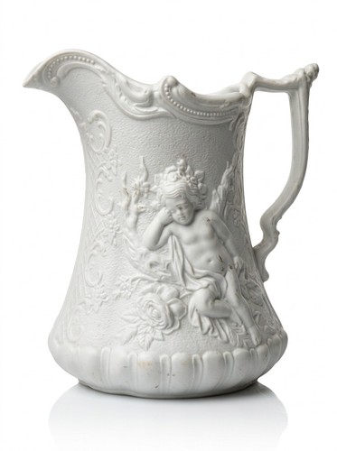 Pichet cherub porcelaine - en,