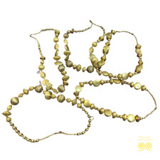 Lot 5 Colliers Bijoux Style Or