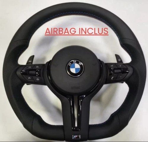 Volant sport bmw cuir - volant,