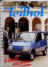 Catalogue brochure voiturette Teilhol Diesel TLX 325 et break 325 1988 FR