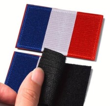 Patch Drapeau Fançe  velcro - Livraison gratuite