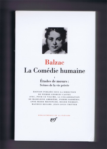 Balzac comedie humaine t 1 - la,