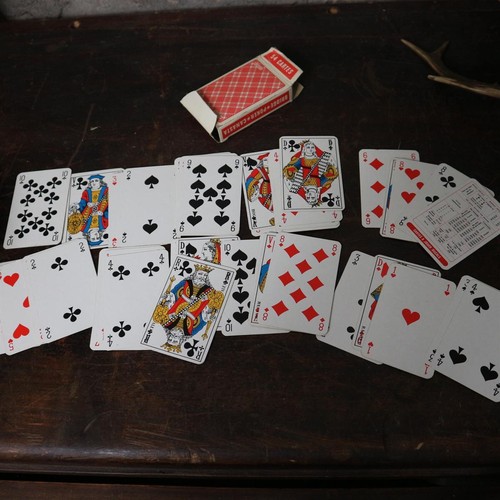 Ancien jeu cartes - jeu, de