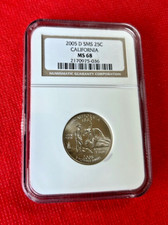 2005 D SMS QUARTER CALIFORNIE NGC MS 68