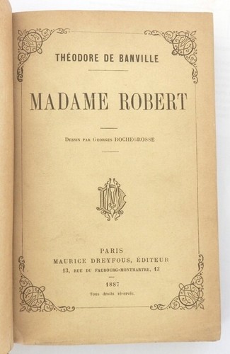 Théodore banville madame - de,