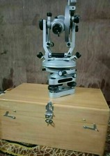 VERNIER TRANSITS THEODOLITE Aluminium Géomètres Niveau Alidade Avec Boîte