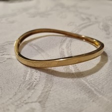 Bracelet Jonc Plaqué Or Jaune