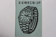 Carte postale QSL Radio Amateur Suisse Zenith 69 Montre (41793)