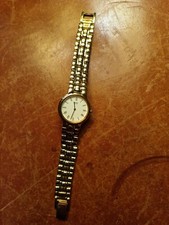 Montre bracelet femme plaquée or circa années 1990 Seiko