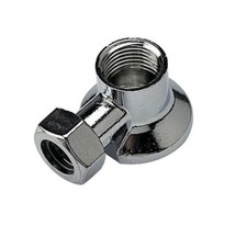 Lot de 5 appliques murales nues avec écrou pour collet battu Ø12 - F1/2